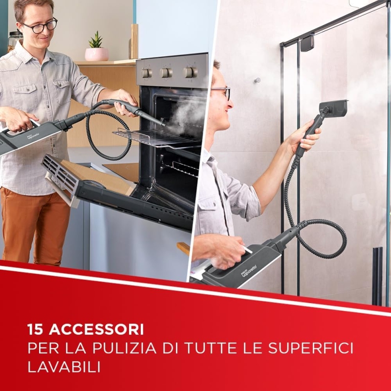 POLTI VAPORETTO SV620_STYLE 1500W SERBATOIO...