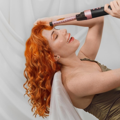 Cecotec CERAMICCARE14IN1/BLK Spazzola ad Aria Calda, 14 Accessori, Nero