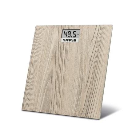 G3FERRARI G30065 Bilancia pesapersone digitale max 150 kg colore legno