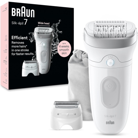 BRAUN SILK-EPIL 7 7041 EPILATORE SENZA FILO 2 VELOCITA' WET & DRY - SE7041