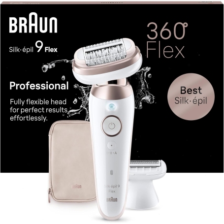 BRAUN SES9011 EPILATORE SLIK-EPIL 9-011 3D WET&DRY 40 PINZETTE