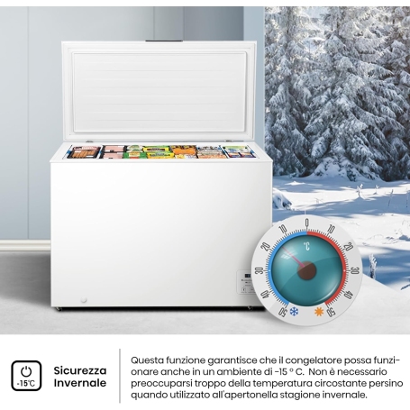 HISENSE FC321D4AWLE Congelatore a pozzetto 248Lt, Classe E