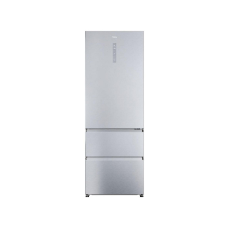 HAIER HTR5720ENMG FRIGORIFERO COMBINATO 3 PORTE 483 LT NO FROST CLASSE E ARGENTO