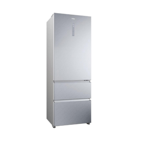 HAIER HTR5720ENMG FRIGORIFERO COMBINATO 3 PORTE 483 LT NO FROST CLASSE E ARGENTO