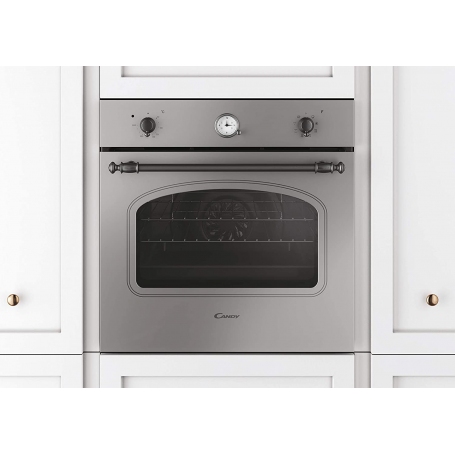 Forno candy FCC604X/E incassato in una cucina moderna