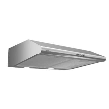 SILVERLINE 1201.9.733.01 Cappa Sottopensile Aspirante 90cm, Inox