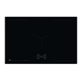 Piano cottura da incasso Aeg NIG85M30AB a induzione 80 cm 5 zone nero