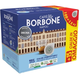 CAFFE' BORBONE MISCELA DECISA 115 CIALDE ESE 44MM - 44BNERA115