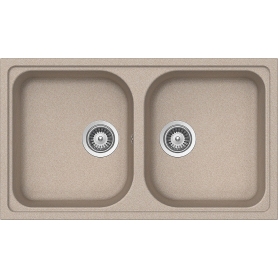 SCHOCK FOMN200A58 LAVELLO DA INCASSO 2 VASCHE 86x50 CM...