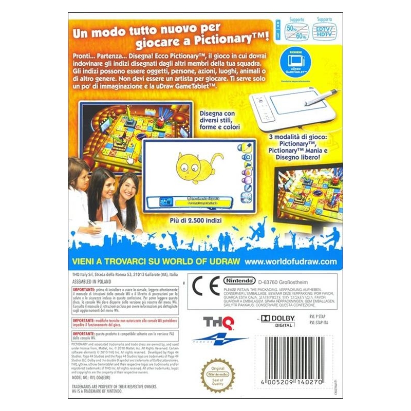 Pictionary - uDraw - compatibile con la...