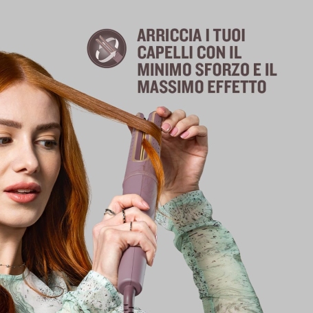 styling capelli con arricciacapelli Remington