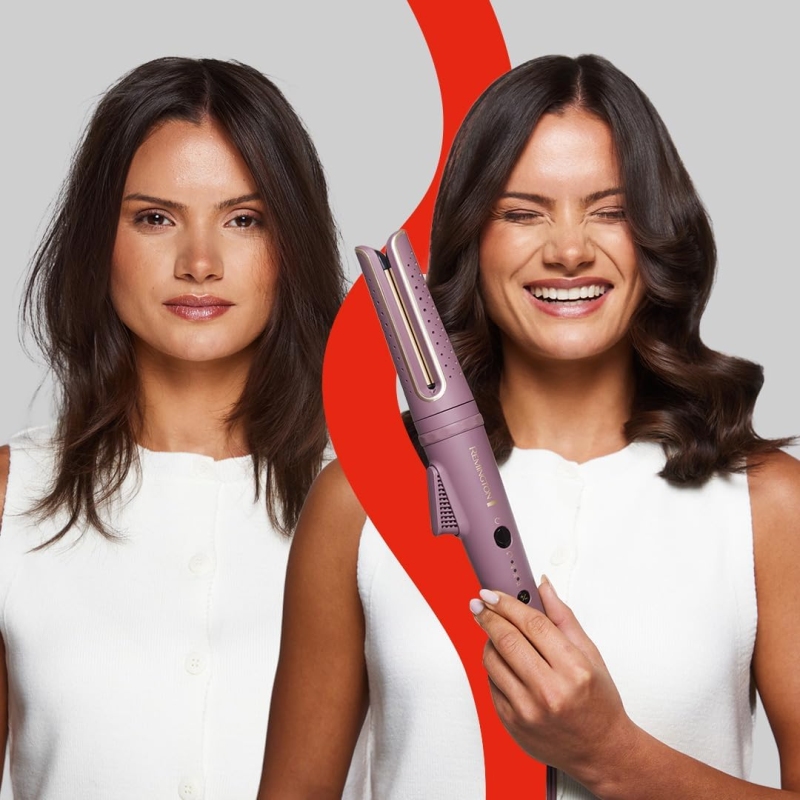 onde naturali capelli con arricciacapelli