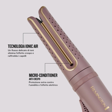 arricciacapelli Remington Airvive rotating curling wand