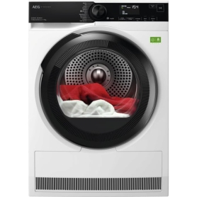 Asciugatrice Aeg XTR8HBGH9B a pompa di calore 9 kg classe B bianca