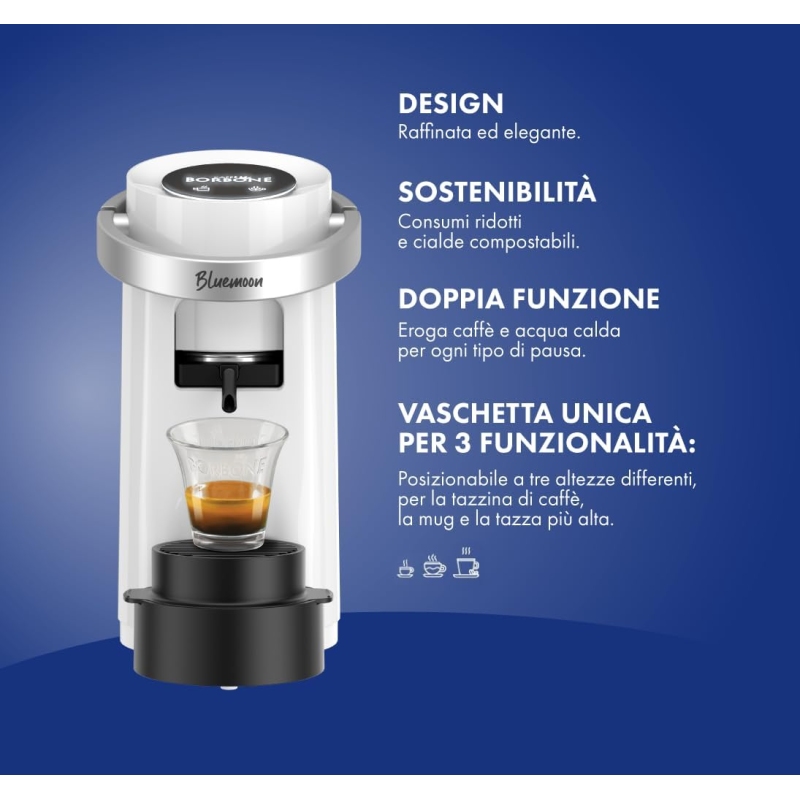 CAFFE BORBONE BLUEMOON/WHT MACCHINA DA CAFFE' 1...