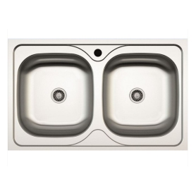 APELL OHN862IPC OCEANO Lavello 2 vasche 86x50cm Acciaio inox