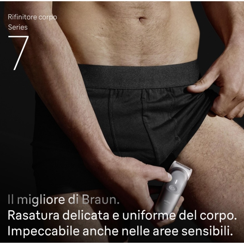 BRAUN BG7550 Raosio total body con Luce