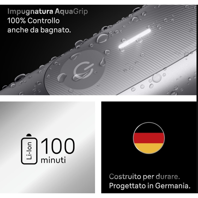 BRAUN BG7550 Raosio total body con Luce