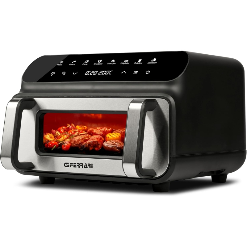 G3 Ferrari G10181 Friggisano BBQ friggitrice e griglia ad aria 10L