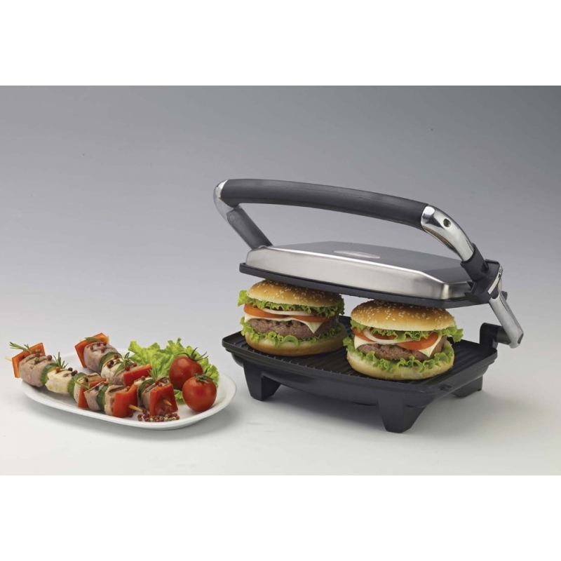 Piastra elettrica Ariete Toast & Grill Slim con piastre rigate