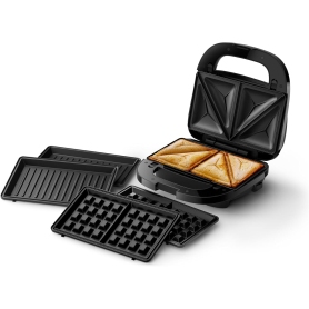 Philips HD2350/80 Tostiera + 3 Piastre per Panini,...