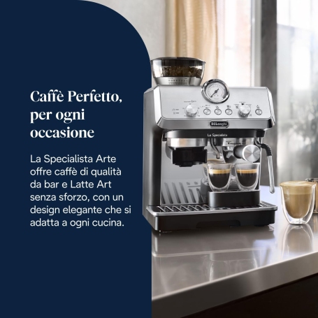 Pannello comandi De’Longhi EC9155.MB con pulsanti e manopole