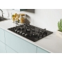 CANDY CVG74WPB PIANO COTTURA DA INCASSO 75 CM 5 FUOCHI A GAS IN VETRO NERO