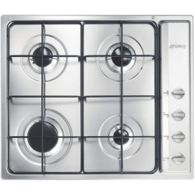 Smeg S64S piano cottura a gas 60 cm 4 fuochi inox