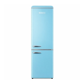 Nikkei GNCBV310LB frigorifero combinato retrò 300L azzurro