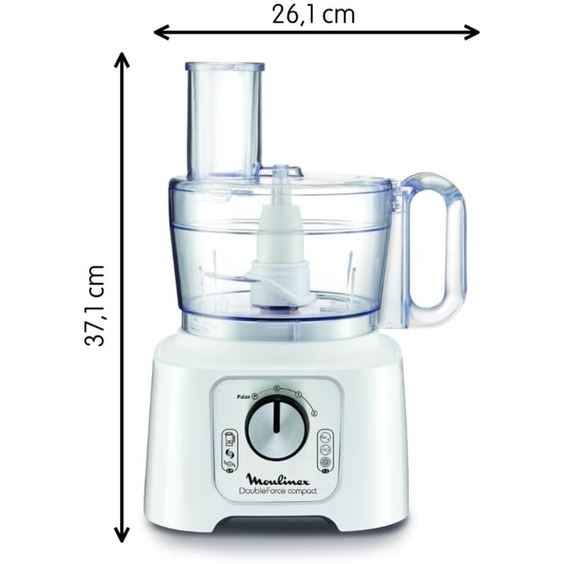 Moulinex FP544111 DoubleForce Compact Robot da...