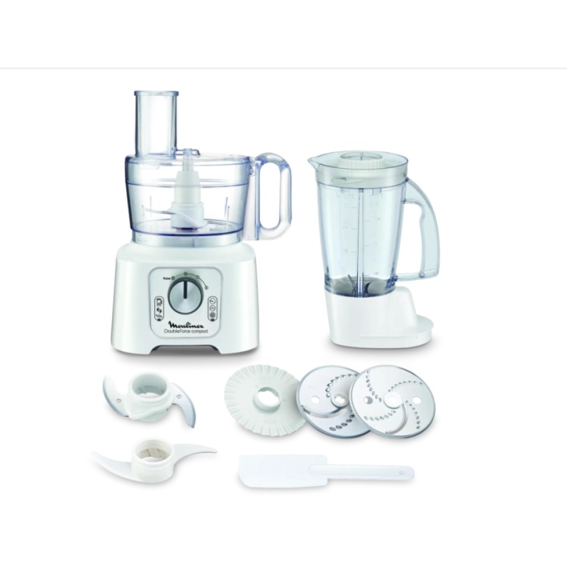 Moulinex FP544111 DoubleForce Compact robot da cucina multifunzione