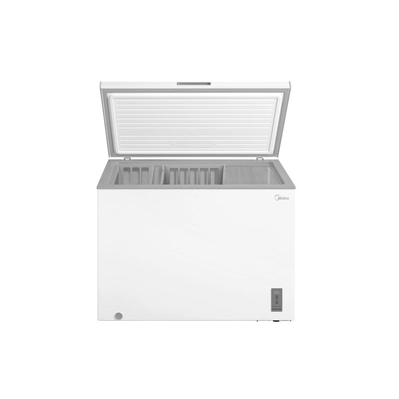 Interno congelatore orizzontale Midea MDRC411FZE01 da 293 L con due cestelli