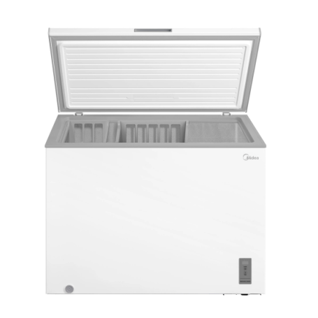 Interno congelatore orizzontale Midea MDRC411FZE01 da 293 L con due cestelli