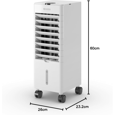 Olimpia Splendid, Peler 4T Raffrescatore Evaporativo 4 Lt e Purificatore d'Aria