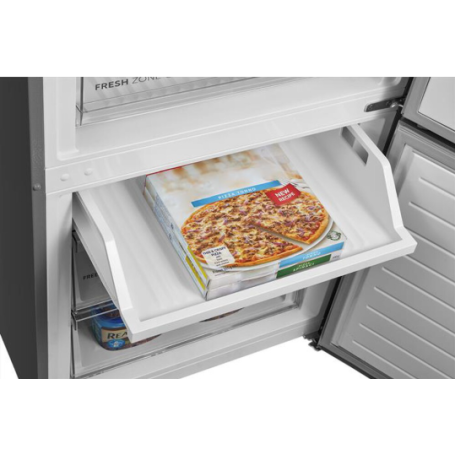 Midea MDRB593FGE46 Frigorifero Combinato 435L Total No Frost Classe E Inox