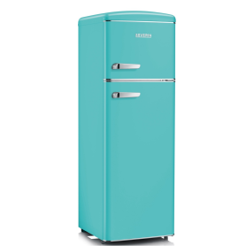 Severin RKG 8995 frigorifero doppia porta retrò 246 litri cerniera a destra colore Tiffany