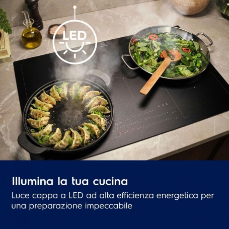 Illuminazione LED della cappa Electrolux LFT416K per piano cottura