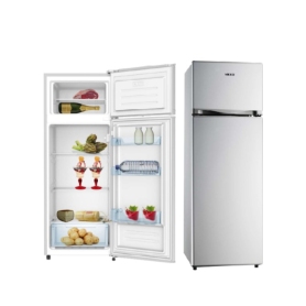 KNDP240S frigorifero doppia porta Silver 204 litri
