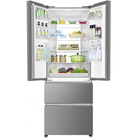 HAIER HB17FPAAA FRIGORIFERO 4 PORTE 446 LT NO FROST FRENCH DOOR CLASSE E INOX
