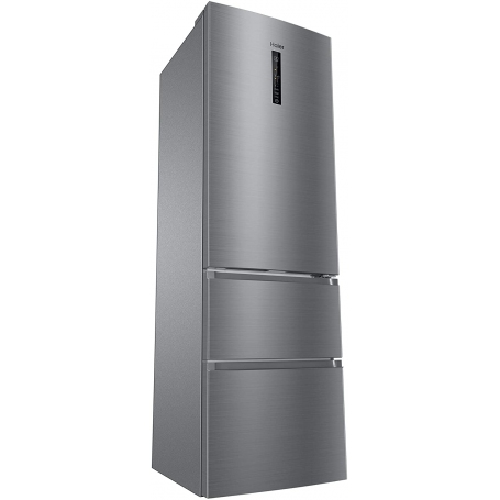 HAIER HTR3619ENMN FRIGORIFERO COMBINATO 348 LT NO FROST CLASSE E COLORE INOX - PROMO