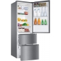 HAIER HTR3619ENMN FRIGORIFERO COMBINATO 348 LT NO FROST CLASSE E COLORE INOX - PROMO