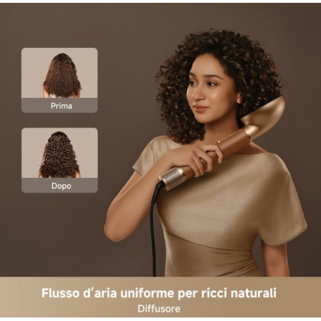 Dreame AirStyle Pro 2 Oro con accessori magnetici