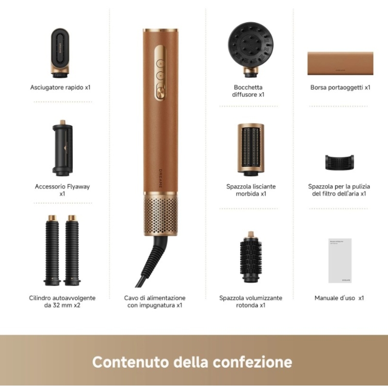 Dreame AirStyle Pro 2 Oro multistyler 7 in 1