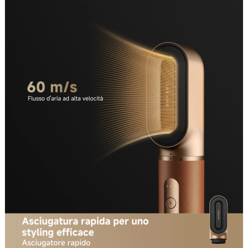 Dreame AirStyle Pro 2 flusso aria fino a 60 metri al secondo