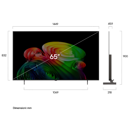 LG OLED65B65LA TV OLED 65'' SMART TV 4K DVB-T2 HEVC/S2