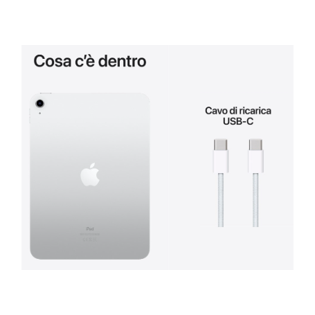 APPLE IPAD (2022) 10.9 WI-FI 64GB COLORE ARGENTO MPQ03TY/A - PROMO
