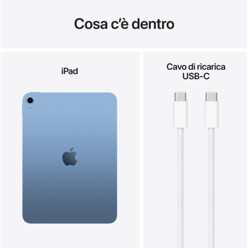 APPLE MD4A4TY/A iPad 11" A16 Wi-Fi 128GB - Blu