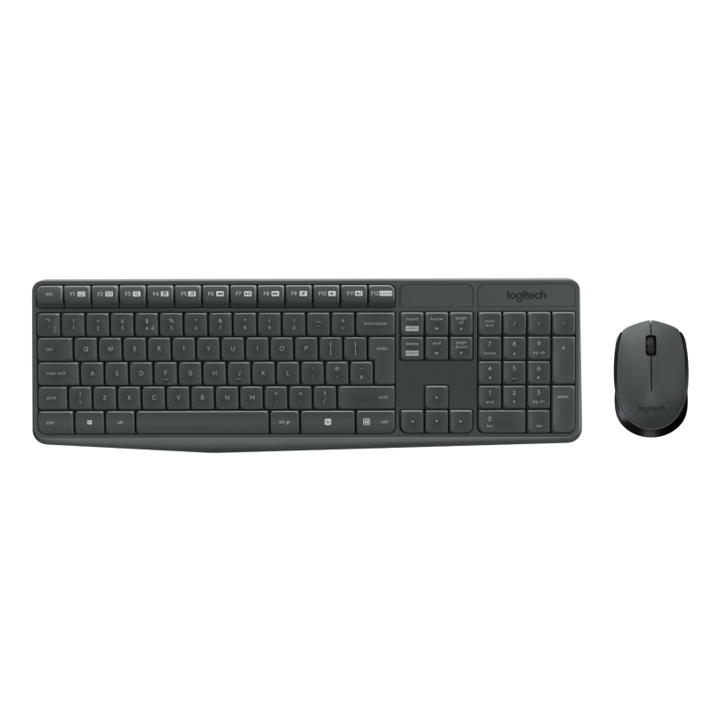 Logitech 920-007913 MK235 Tastiera e Mouse...