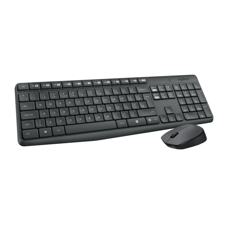 Logitech 920-007913 MK235 Tastiera e Mouse...