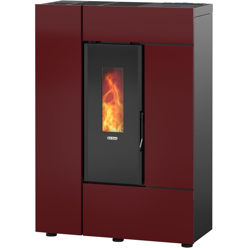 Dal Zotto LEYLA ELITE Stufa a pellet 8 kw bordeaux